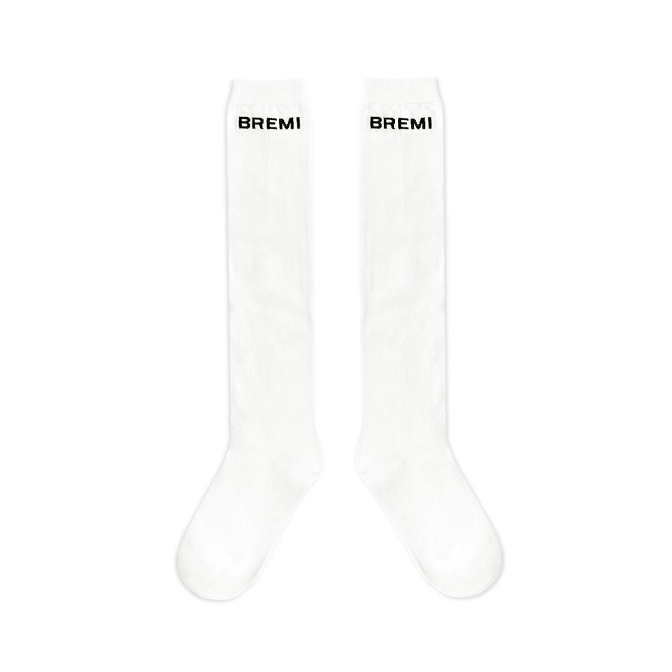 BREMI point Knee Socks(White)